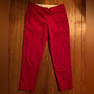 J. Crew magenta capri, size 0